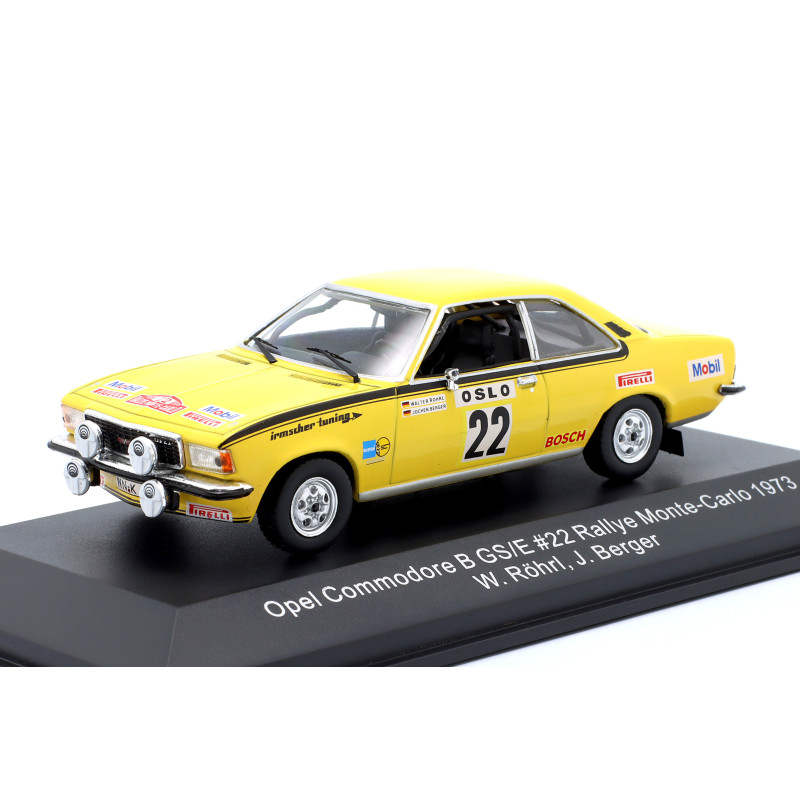 1:43 CMR Opel Commodore B Gs/e N22 Rally Monte Carlo 1973 W.rohrl j.berger