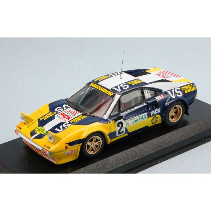 1:43 Best Model Ferrari 308 GTB N2 Rally Valli Piacentine 1980 Nico/barban