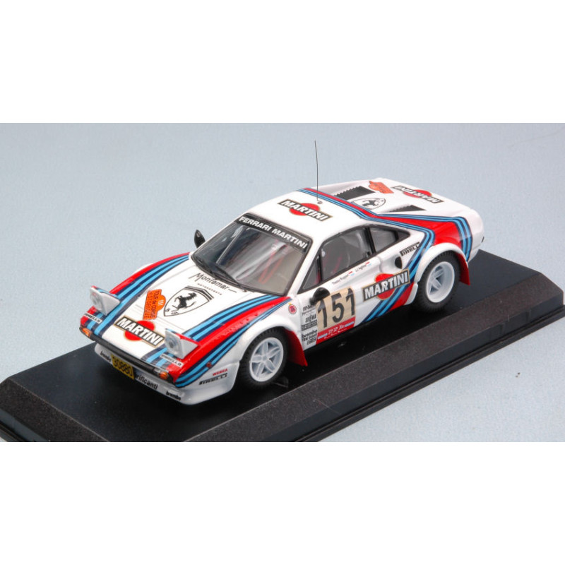 1:43 Best Model Ferrari 308 GTB GR.4 N151 Tour DE Corse Hist. 2011 Aghina ruppert