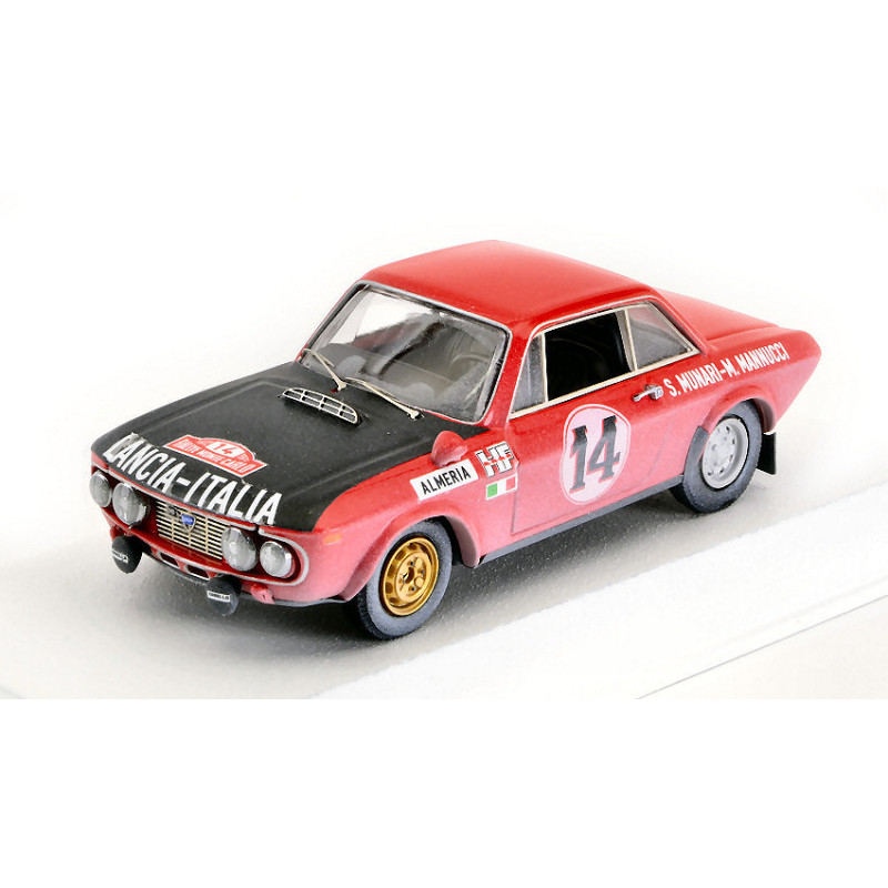 1:43 Best Model Lancia Fulvia Coupe' 1.6 HF N14 Winner Monte Carlo 1972 Munari mannucci