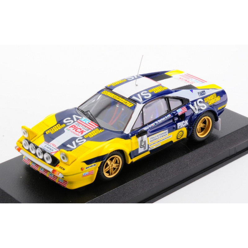 1:43 Best Model Ferrari 308 GTB GR.4 N4 2nd Rally Monza 1980 Nico barban