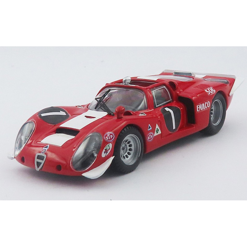 1:43 Best Model Alfa Romeo 33.2 Winner 6 H Nova Lisboa 1970 A.peixinho  VAN Rooyen