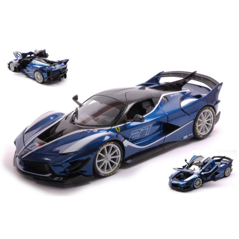 1:18 Burago Ferrari Fxx k EVO N27 Blu