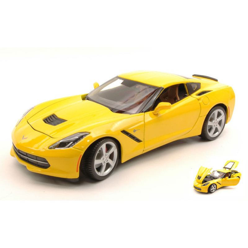 1:18 Maisto Corvette Stingray 2014 Giallo