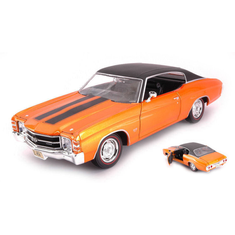 1:18 Maisto Chevrolet Chevelle SS 454 Sport Coupe 1971 Arancione