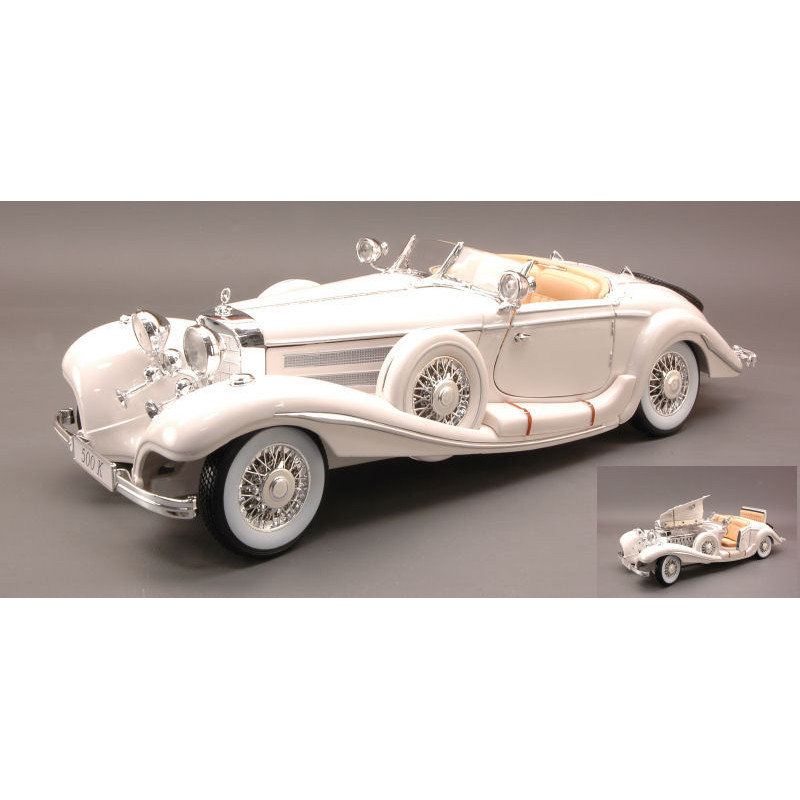 1:18 Maisto Mercedes 500K 1936 Bianco