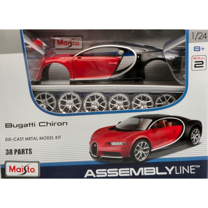 1:24 Maisto Bugatti Chiron KIT Rosso