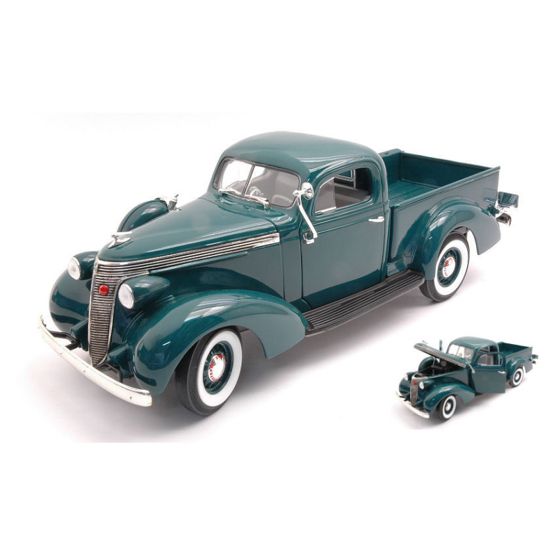 1:18 Lucky Die Cast Studebaker Coupe' Express Pick UP 1937 Verde Scuro