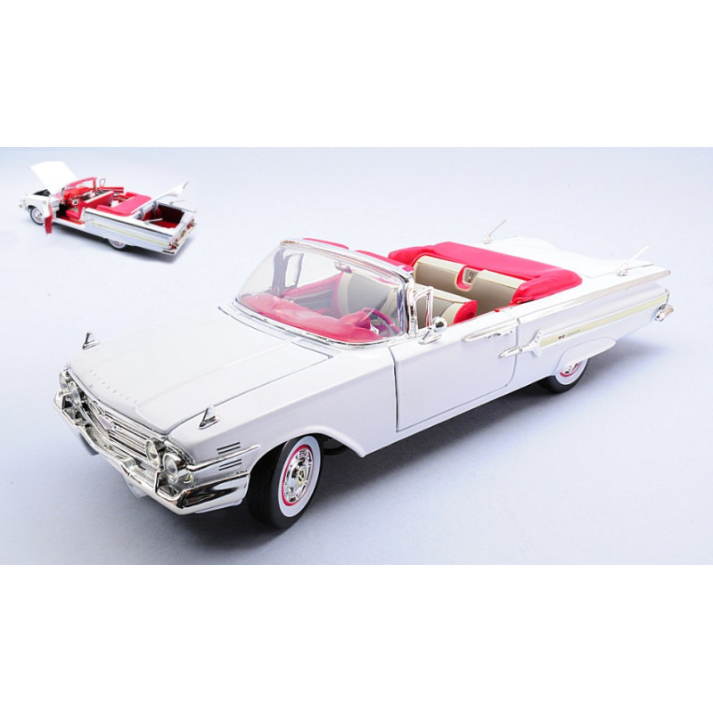 1:18 Motormax Chevrolet Impala 1960 Bianco