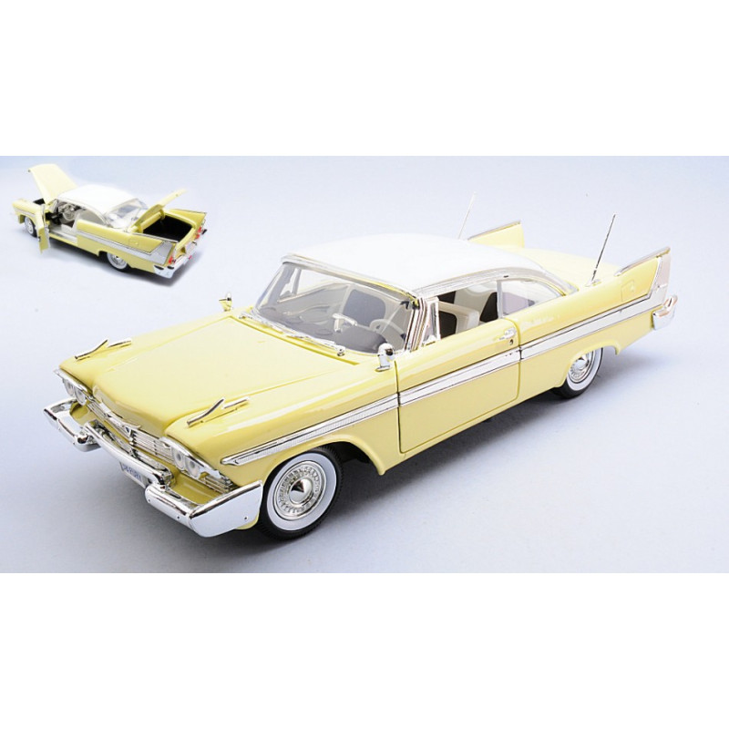 1:18 Motormax Plymouth Fury 1958 Sand Giallo