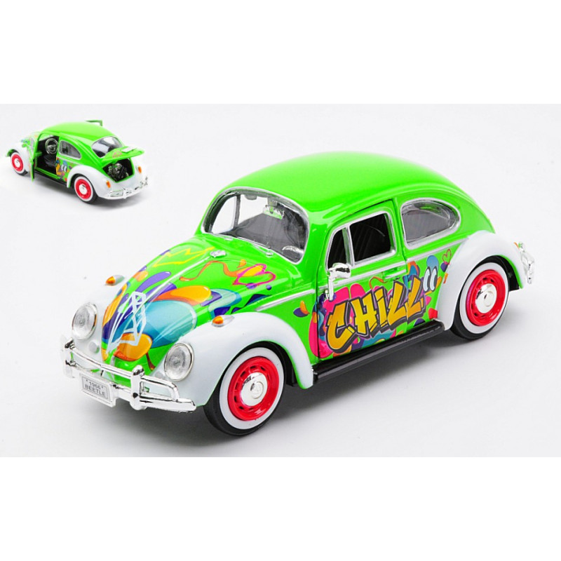 1:24 Motormax VW Beetle Graffiti Various Colours