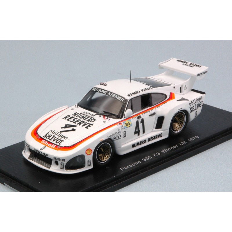 1:43 Spark Porsche 935 K3 N41 Winner LM 1979 Ludwig d.whittington whittington