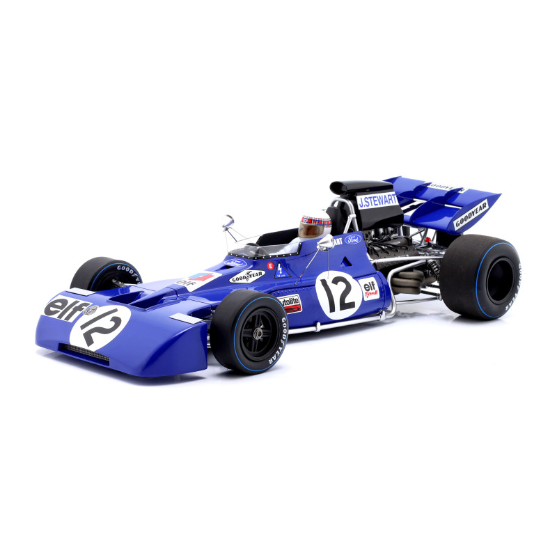 1:18 Spark Tyrrell 003 N12 Winner British GP 1971 Jackie Stewart