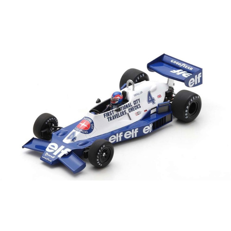 1:18 Spark Tyrrell 008 N4 Winner Monaco GP 1978 Patrick Depailler