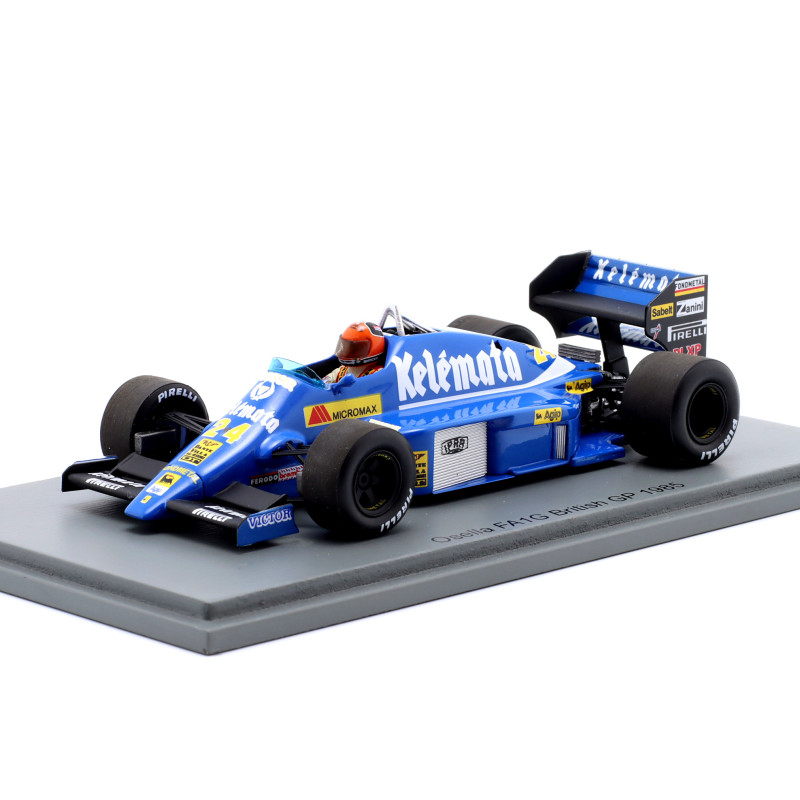 1:43 Spark Osella FA1G N24 British GP 1985 Piercarlo Ghinzani