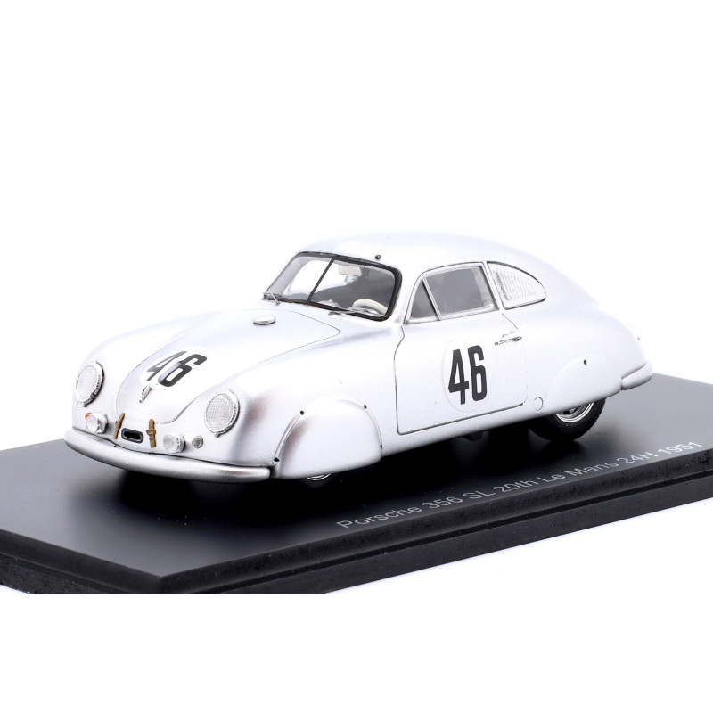 1:43 Spark Porsche 356 N46 20th 24H LE Mans 1951 1st Porsche Le Mans Veulliet