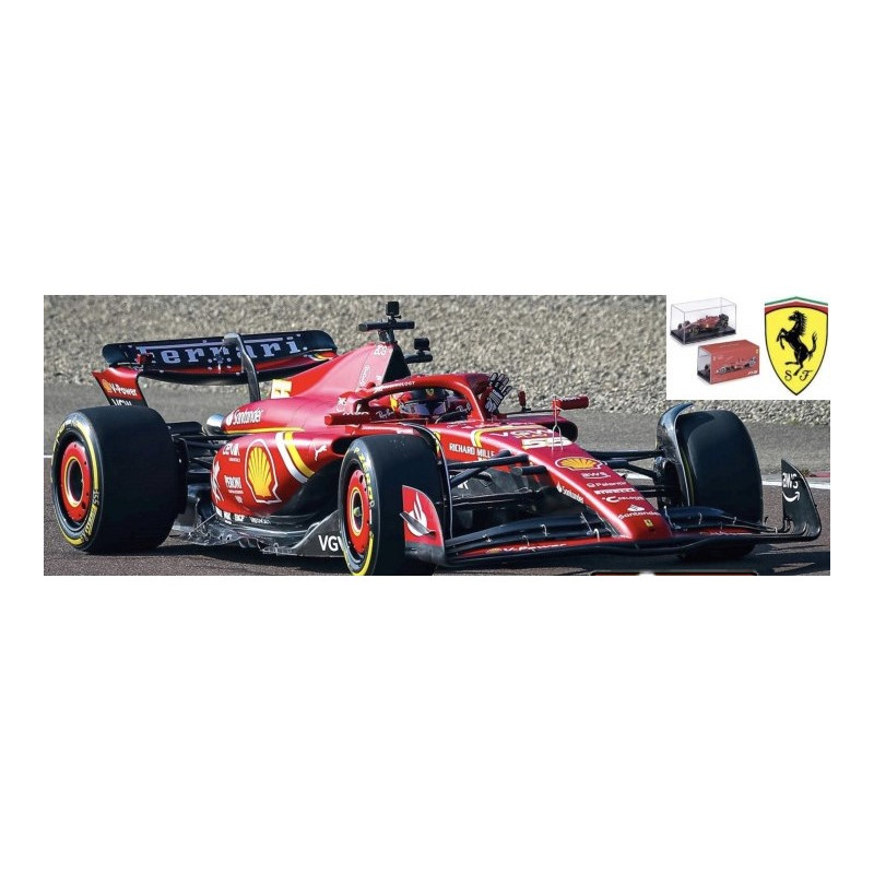 1:43 Burago Ferrari SF 24 N55 F1 2024 Carlos Sainz Signature