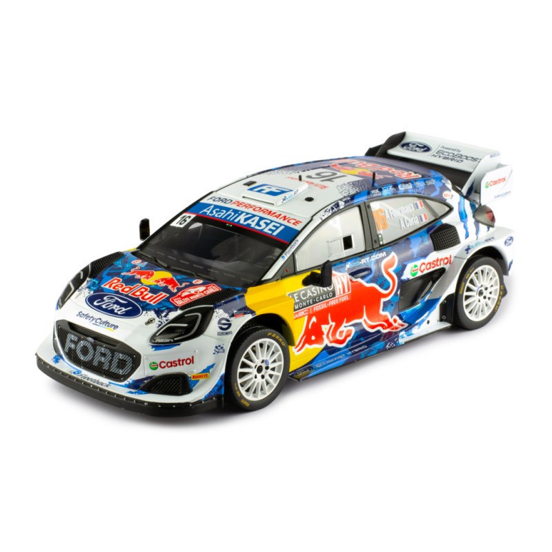 1:18 Ixo Model Ford Puma WRC N16 Rally Monte Carlo 2024 A.FOURMAUX A.CORIA