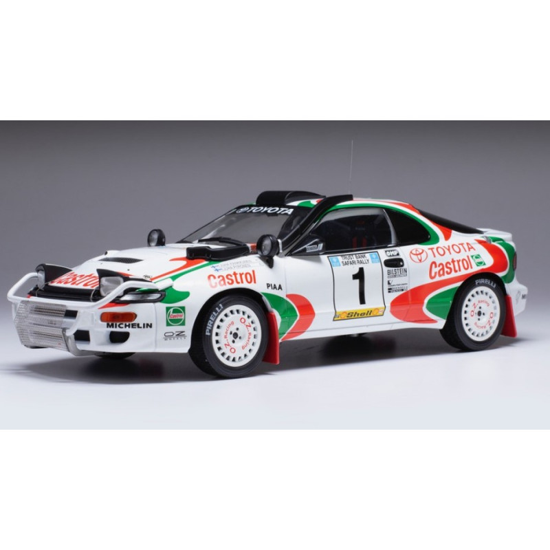 1:18 Ixo Model Toyota Celica Turbo 4WD N1 Safari Rally 1993 Kankkunen/pironen