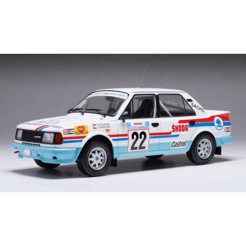 1:18 Ixo Model Skoda 130 LR N22 Rally Acropolis 1986 Kvaizar/janecek