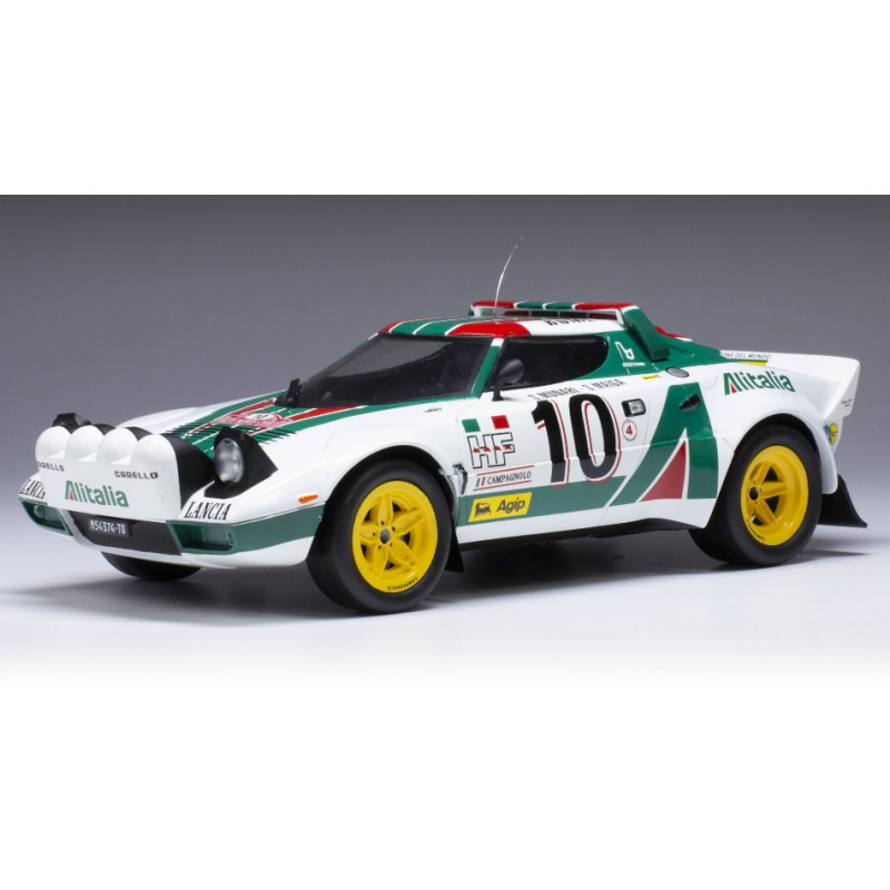 1:18 Ixo Model Lancia Stratos HF N10 Rally Monte Carlo 1976 Munari/maiga