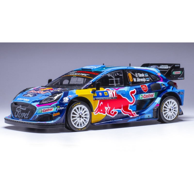 1:18 Ixo Model Ford Puma WRC N8 Central Europ.rally 2023 Tanak Jarveoja