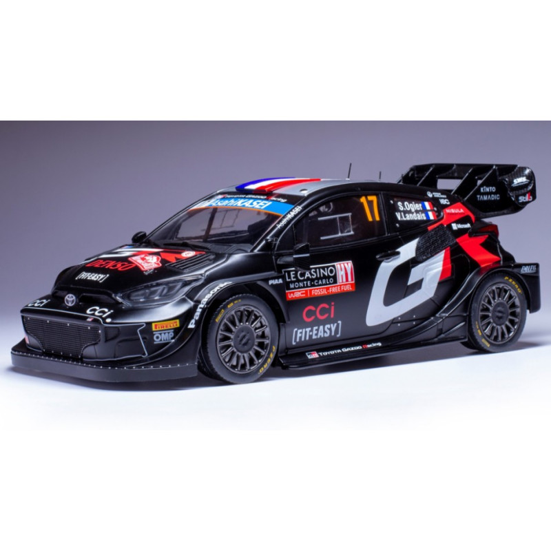 1:18 Ixo Model Toyota Yaris WRC N17 Rally Monte Carlo 2024 Ogier Landais