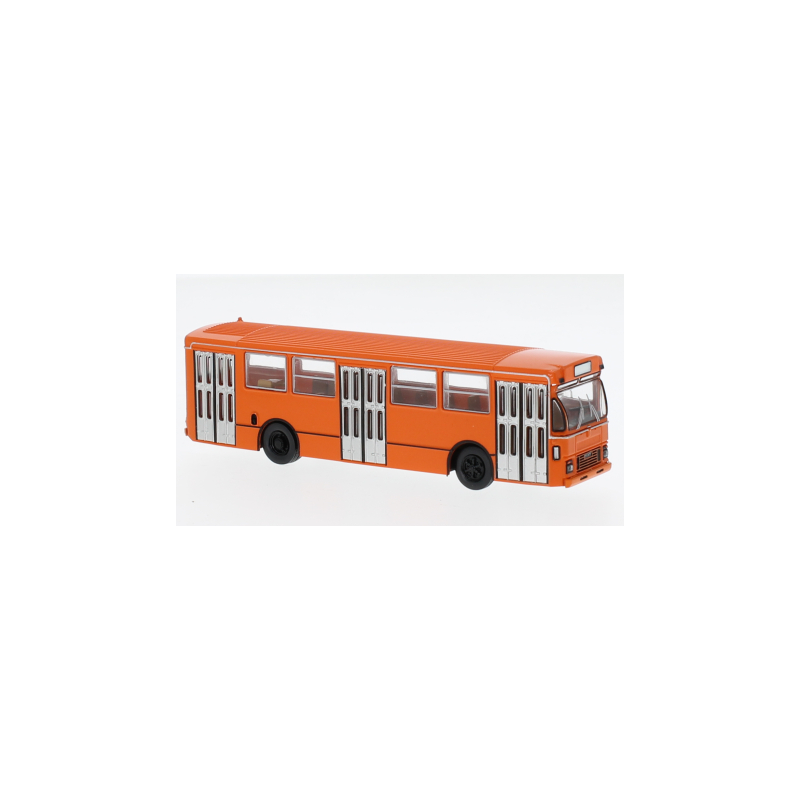 1:87 Brekina Fiat 418 AL Autobus 1976 Arancione Argento