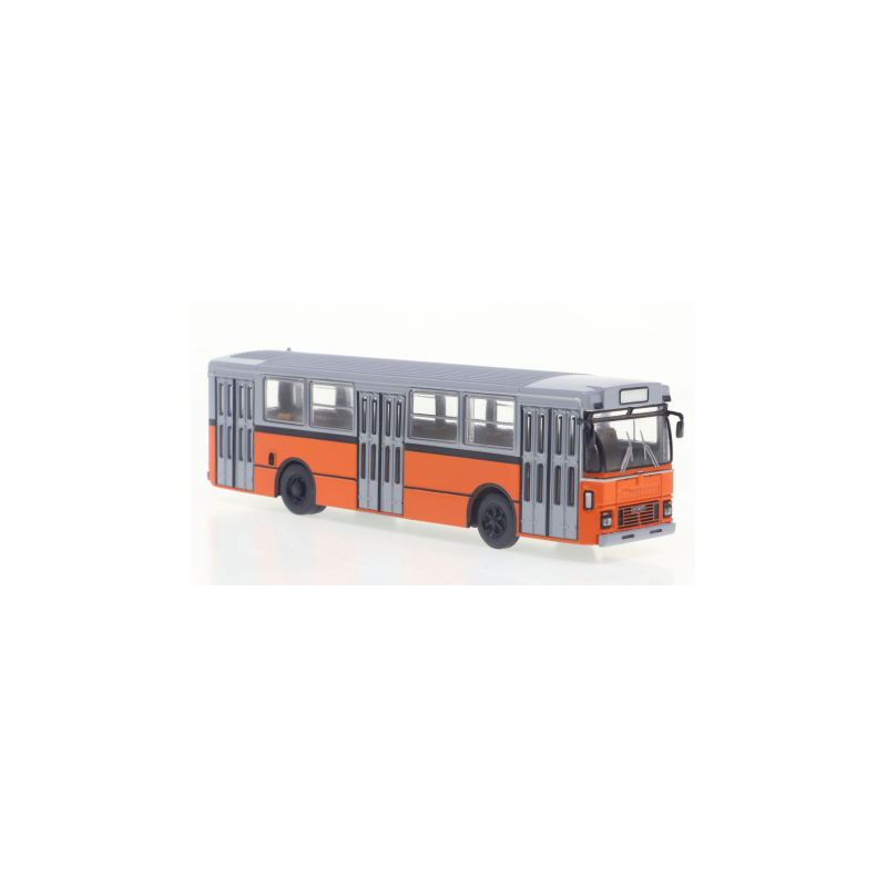 1:87 Brekina Fiat 418 AL Autobus 1976 Grigio Arancione