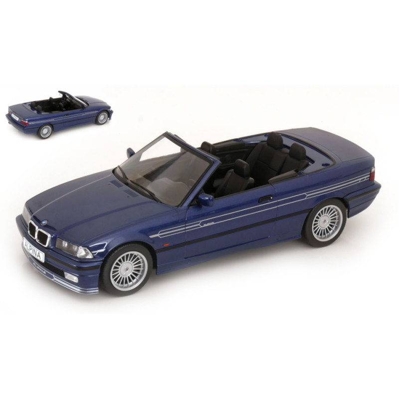 1:18 Modelcargroup BMW Alpina B3 3.2 Convertible 1996 Metallizzato Blu