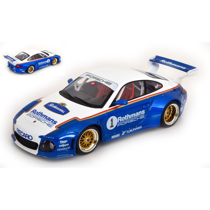 1:18 Modelcargroup Porsche 911 (997) RWB OLD & NEW 2020 Rothmans Bianco