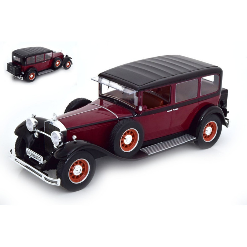 1:18 Modelcargroup Mercedes TYP Nuerburg 460/460 K (W08) 1928 Rosso Scuro/nero