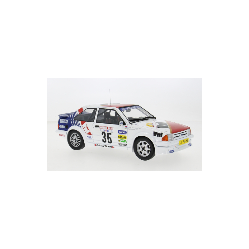 1:18 Modelcargroup Ford Escort MK III RS Turbo N35 Hunsr.rally 1985 Ander. Schoonen