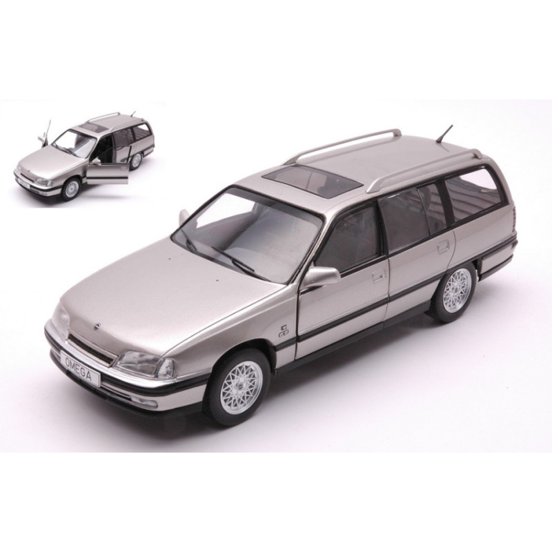 1:24 Whitebox Opel Omega A2 Caravan 1990 Metallizzato Grigio