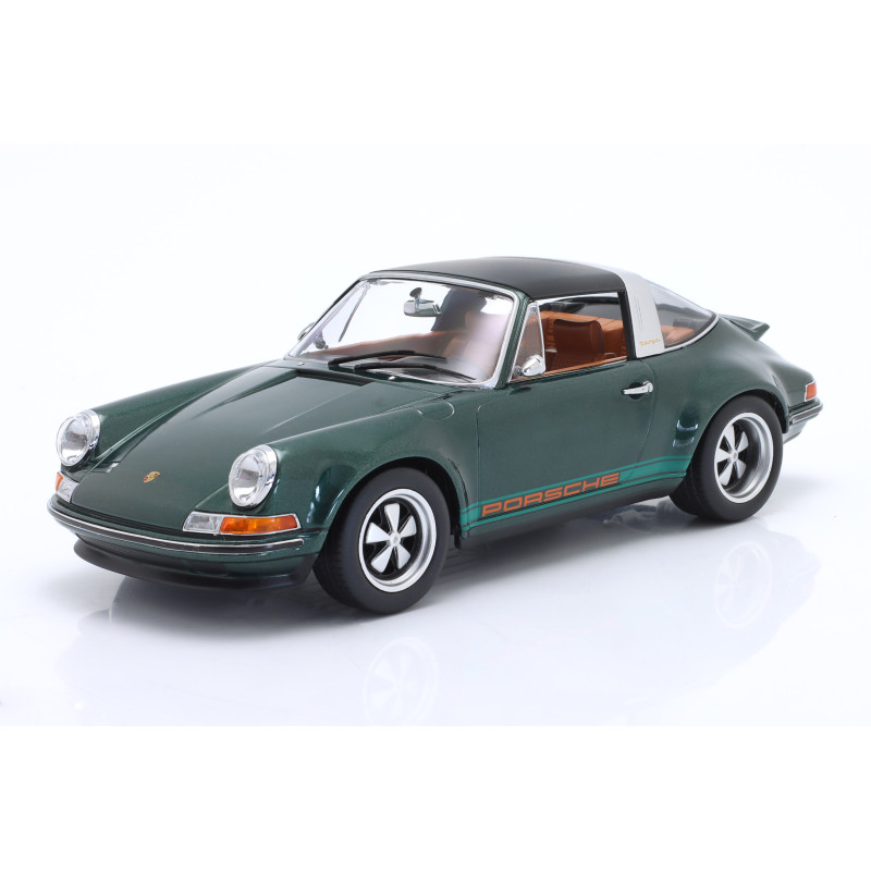 1:18 Kk-scale Porsche Singer 911 Targa Verde Scuro Metallizzato