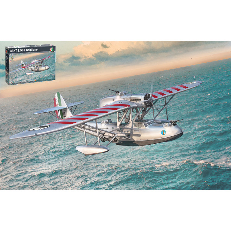 1:72 Italeri Italian Flying Boat Cant Z 501 Gabbiano KIT