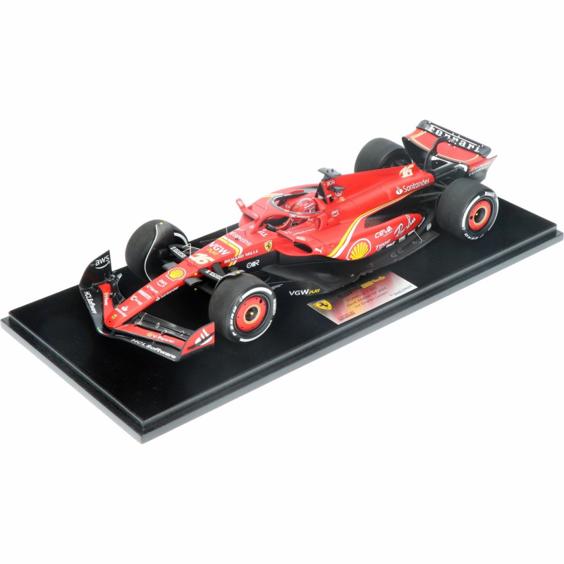 1:18 Looksmart Ferrari SF 24 N16 3rd Saudi Arabia GP 2024 C.leclerc