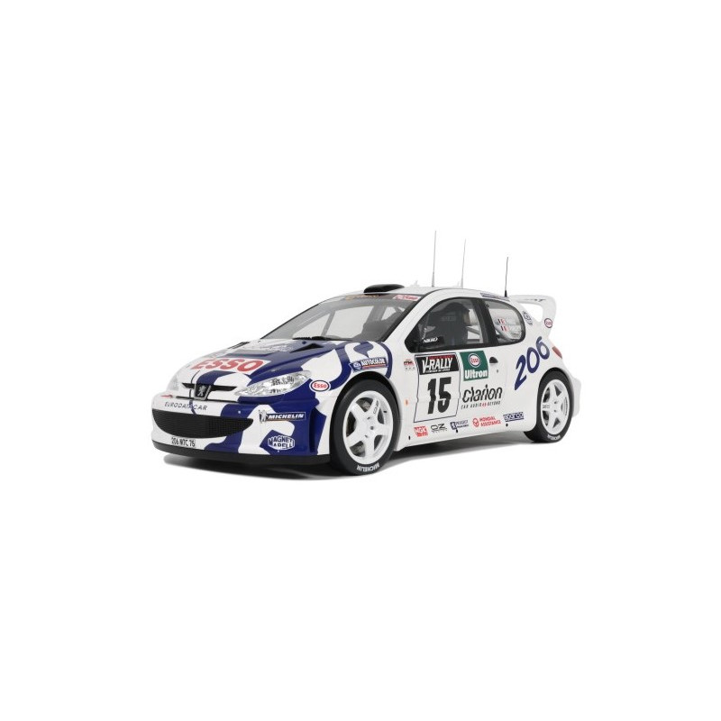 1:12 Ottomobile Peugeot 206 WRC N15 Tour DE Corse 1999 Panizzi Panizzi