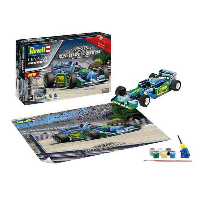 1:24 Revell Gift SET 25th Anniversary Benetton Ford KIT