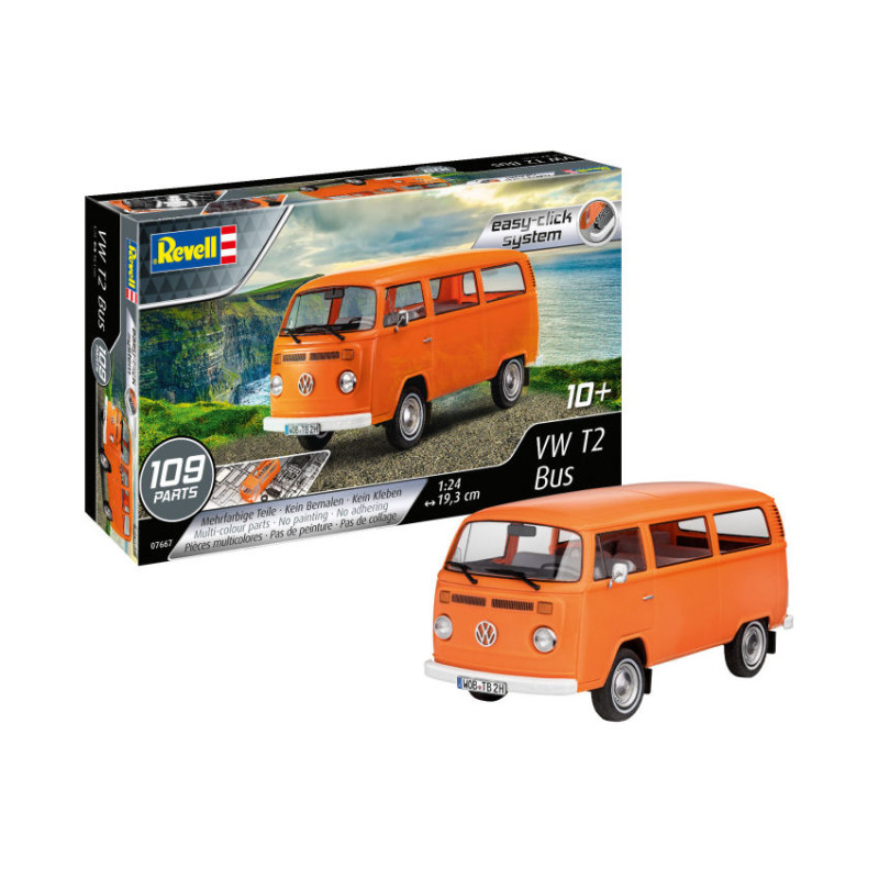 1:24 Revell VW T2 BUS (easy Click System) KIT