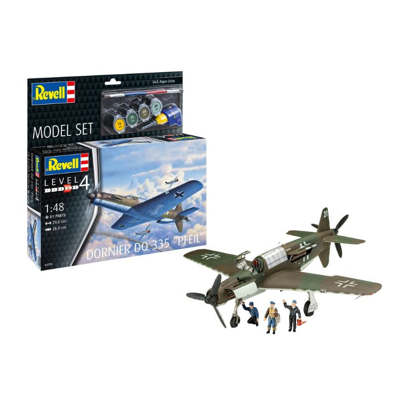 1:48 Revell Model SET Dornier DO335 Pfeil KIT