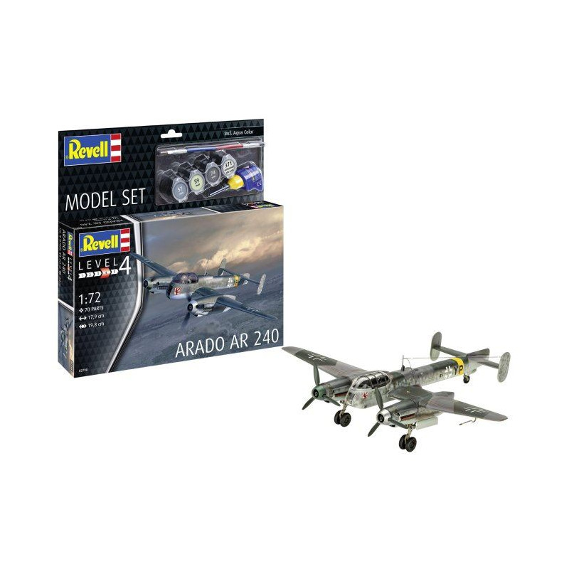 1:72 Revell Model SET Arado AR 240 KIT