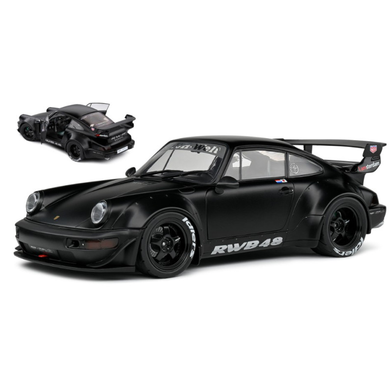 1:18 Solido Porsche 911 964 RWB Bodykit Darth Vader 2016 Nero