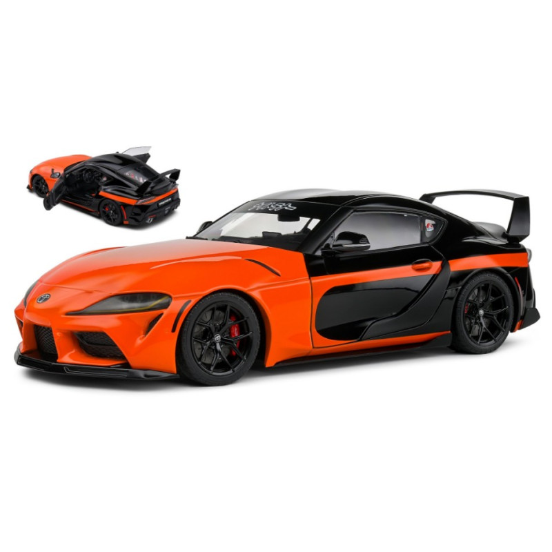 1:18 Solido Toyota Supra GR 2023 Arancione/nero