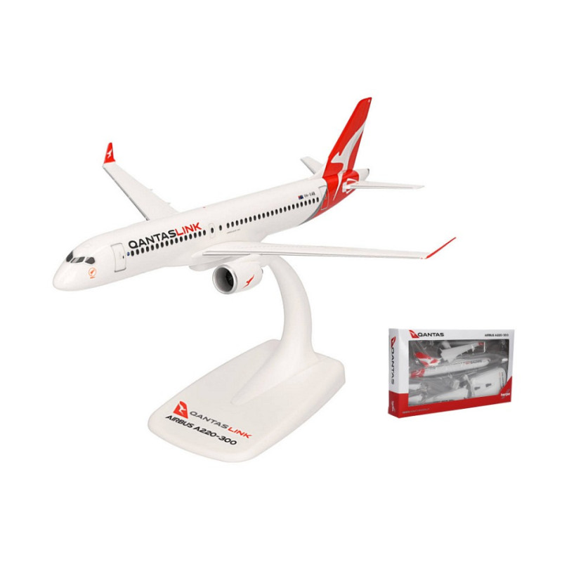 1:200 Herpa Airbus A220 300 Qantas Airline