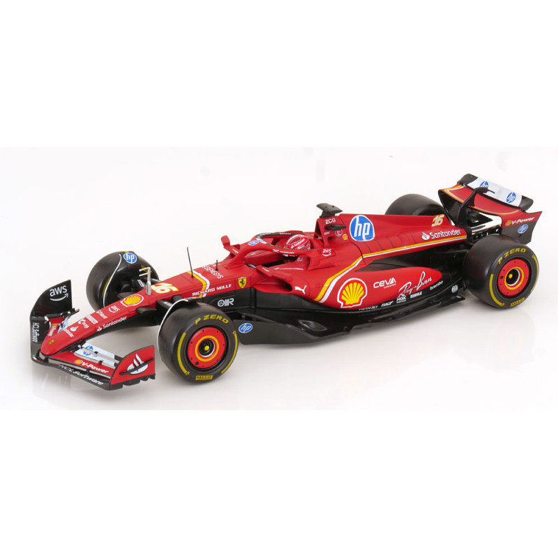 1:18 Burago Ferrari SF 24 N16 F1 2024 Charles Leclerc