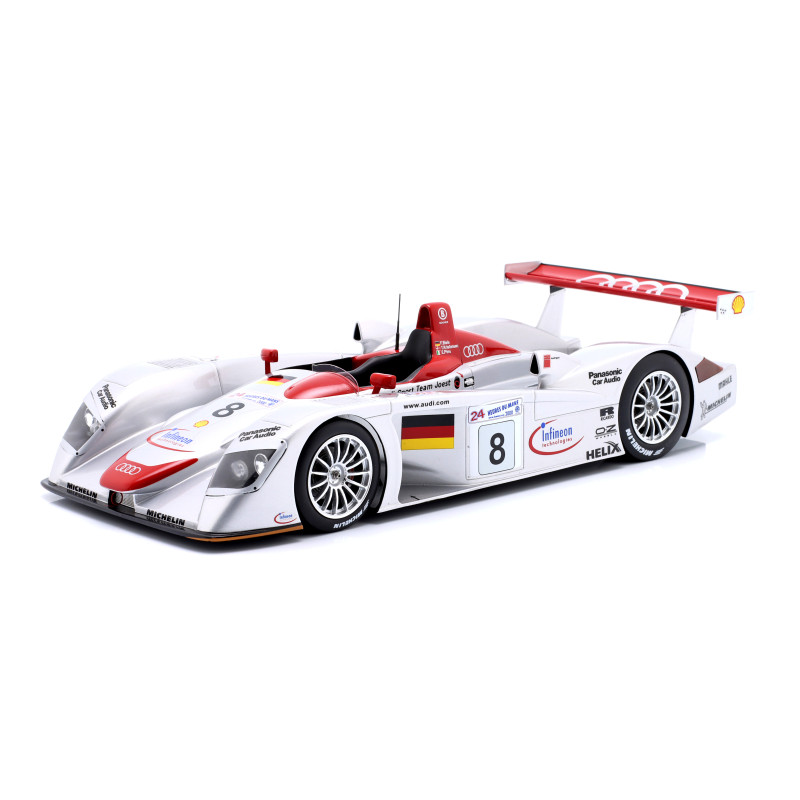 1:18 Spark Audi R8 N8 Winner LM 2000 T.kristensen E.pirro F.biela