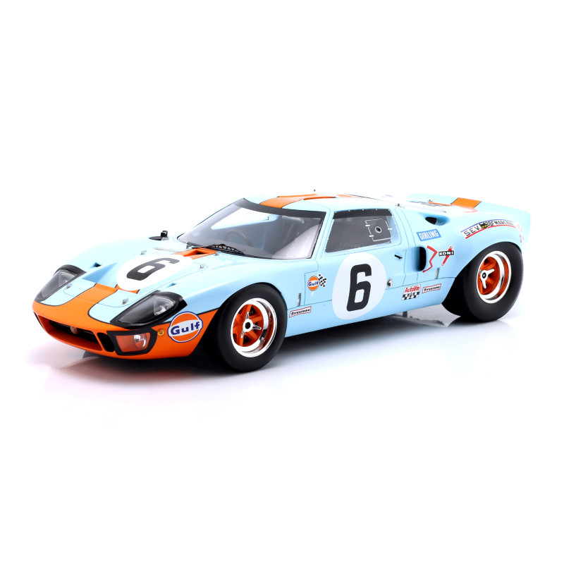 1:18 Spark Ford GT 40 Gulf N6 Winner 24H Le Mans 1969 J. Ickx J. Oliver