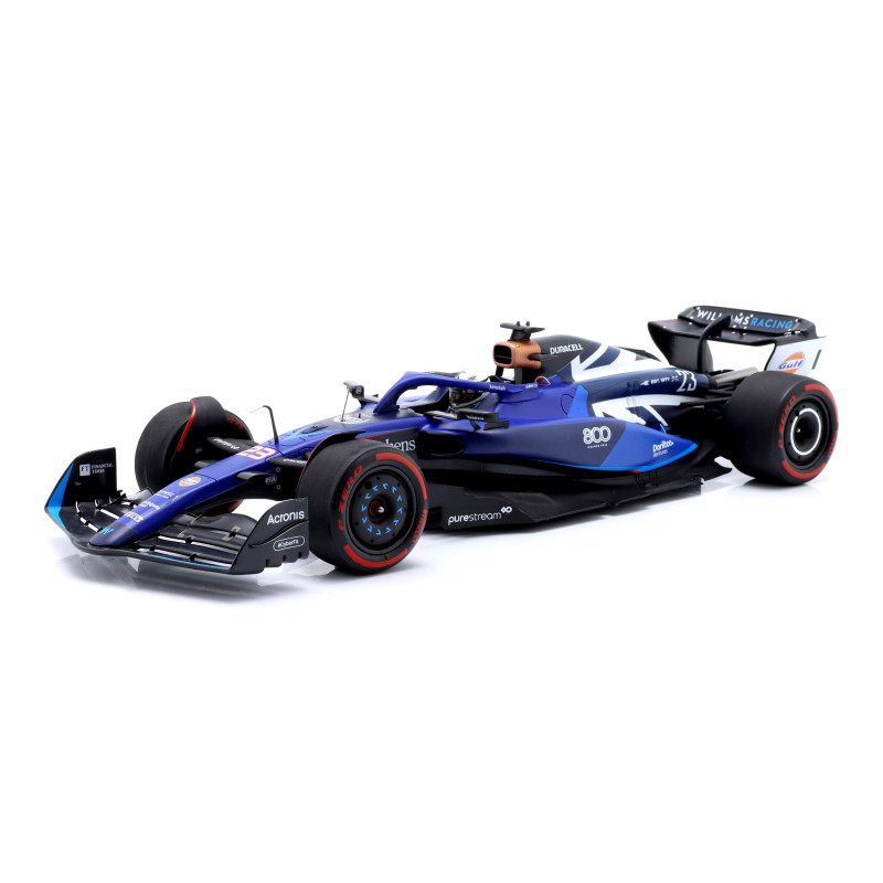 1:18 Spark Williams F1 N23 8th British GP (williams 800th GP) A. Albon