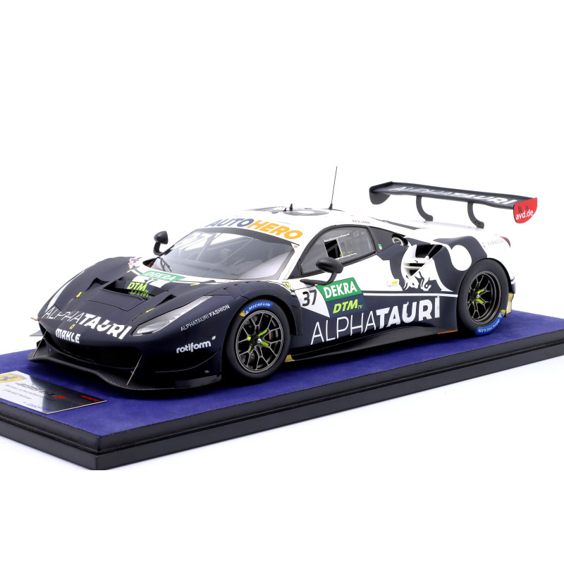 1:18 Looksmart Ferrari 488 GT3 EVO N37 Red Bull Alpha Tauri DTM 2022 S.loeb